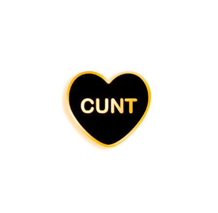 Cunt (Gold) Candy Heart