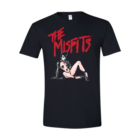 Misfits "Devil Dame" Black T-Shirt Vintage Logo